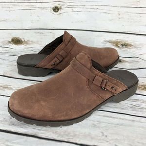 TEVA De La Vina Mules Clogs Waterproof Dark Brown
